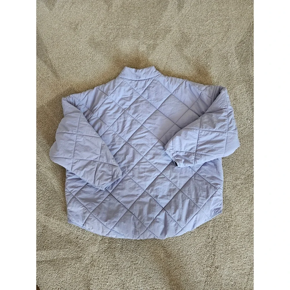 All in Motion Quilted Jacket Womens XXL Lavender Puffer‎ Zip Athleisure Gorpcore